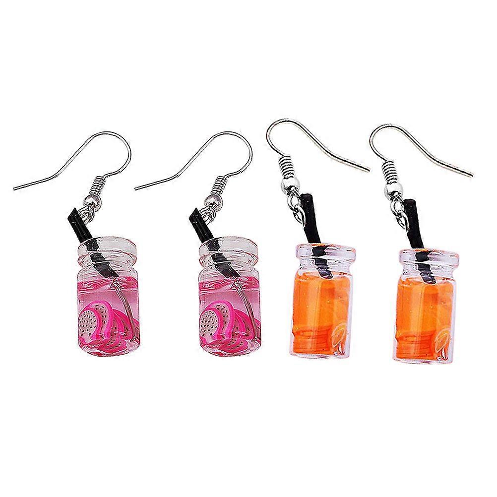 a creative and engaging product description for your **2 Pairs Creative Fruit Dangle Earrings**, designed to appeal to shoppers looking for fun,