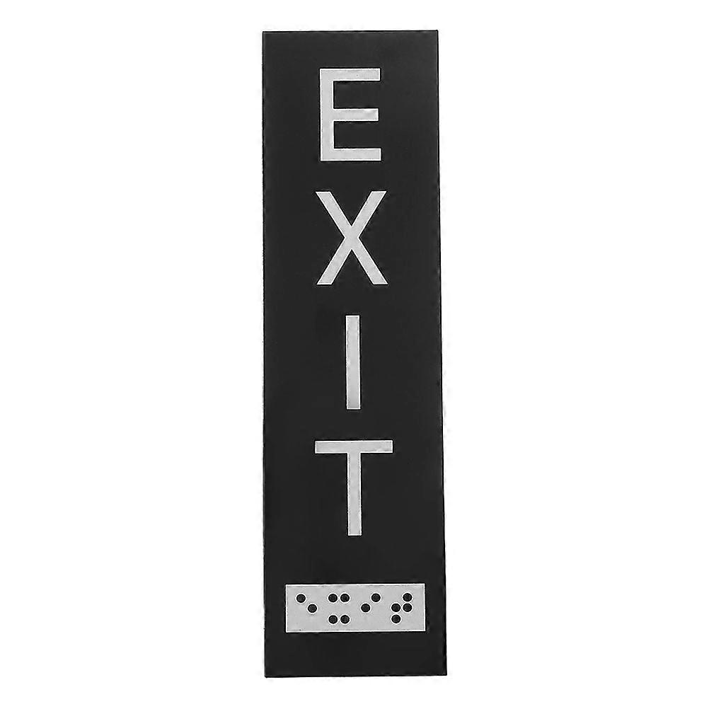 Safe Exit Sleek Design Acrylic Sign Stickers For Hallways Offices Shopping Malls Emergency Situations 1Set