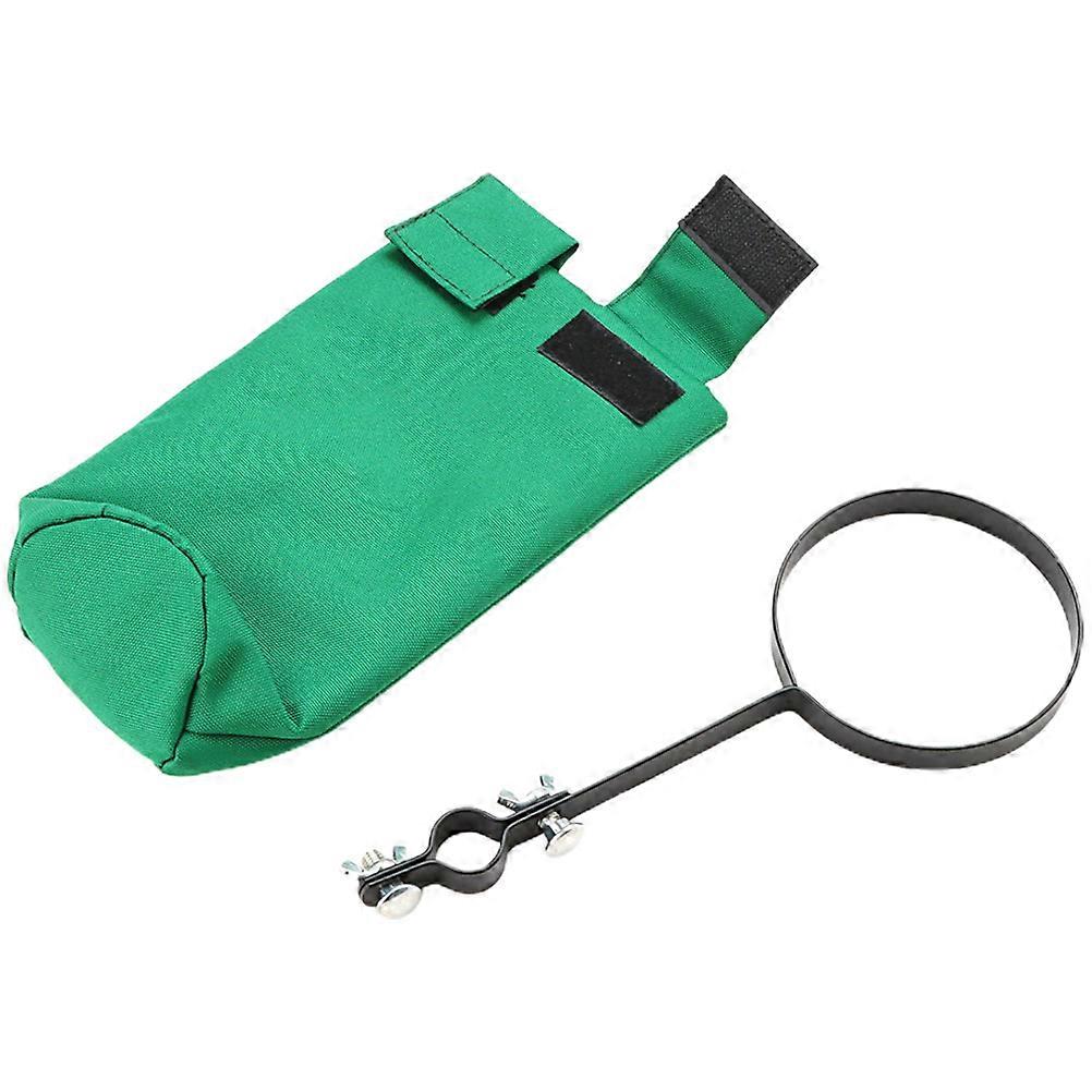 Portable Drumstick Storage Bag Alloy Material For Musicians Transportation 26.5X11X24.5CM Green 1Pack