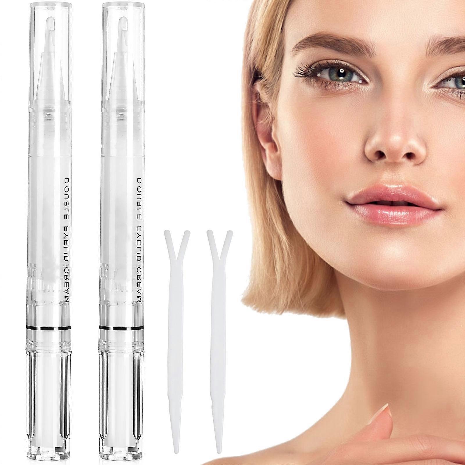 Lashes Glue Double Eyelid Pen Glue Thin Double Eyelids 4 Sets