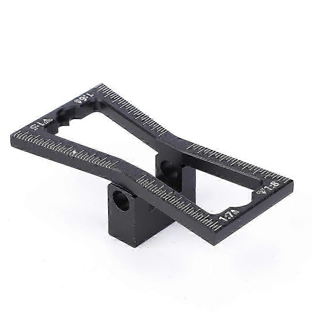 Aluminium Dovetail Joint Scriber Markør Mærkning Gauge Træbearbejdning Guide Tool