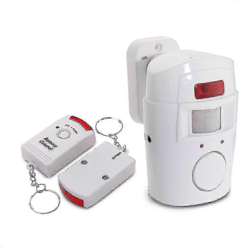 Wireless Siren Alarm Security Infrared Ir Pir Sensor Motion Detector 2 Remote