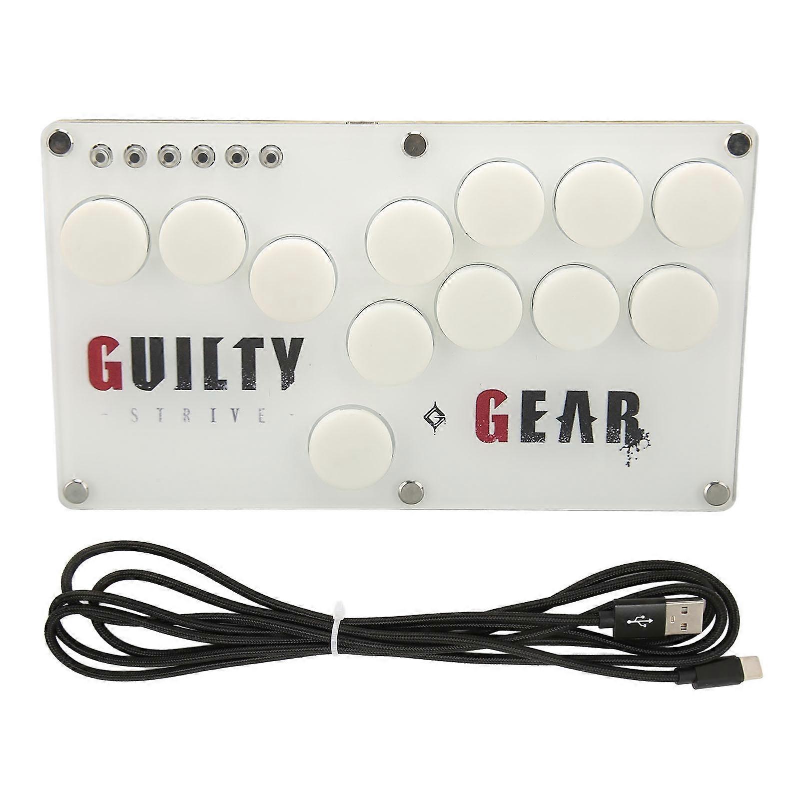 Hot-Swap-fähiger mechanischer Fighting Stick Mini Arcade Joystick für PS3 und Switch PC
