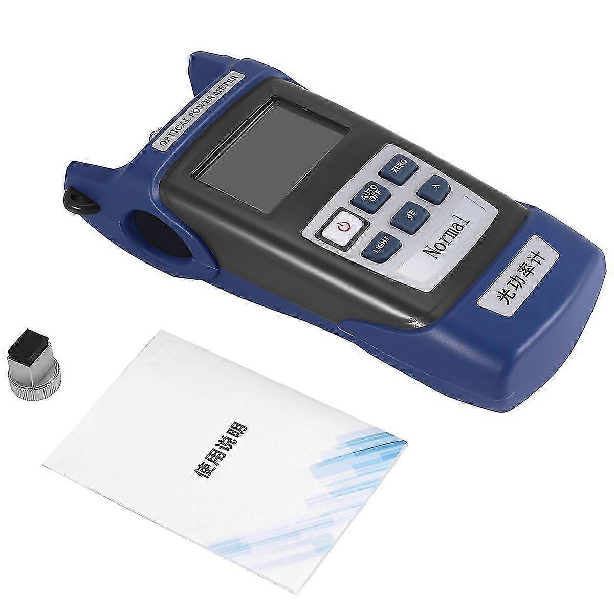 Handheld Optical Power Meter High Precision Optical Fiber Tester Optical Attenuation Test With Fc/Sc--blue