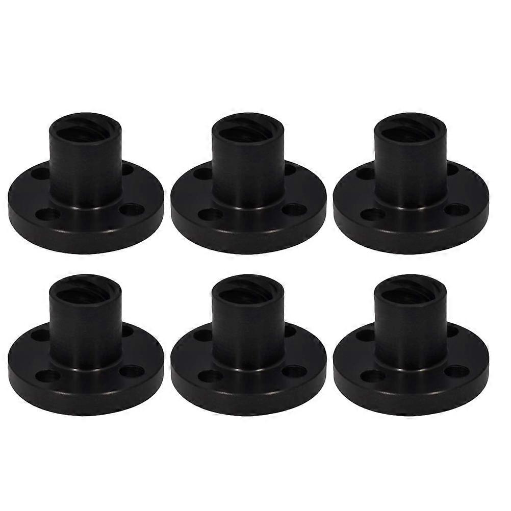 6pcs 3D Printer Parts Lead Screw POM Nuts Screw Nuts for CNC and 3D Printer
