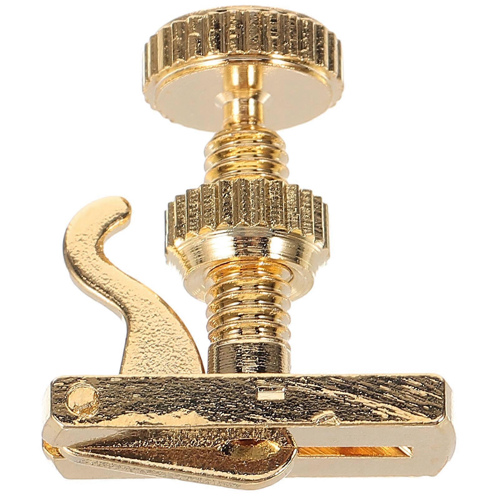 Violin String Adjuster Screw Musical Instrument Maintenance Golden 1.9x1.6cm Precise Tuning 1Set