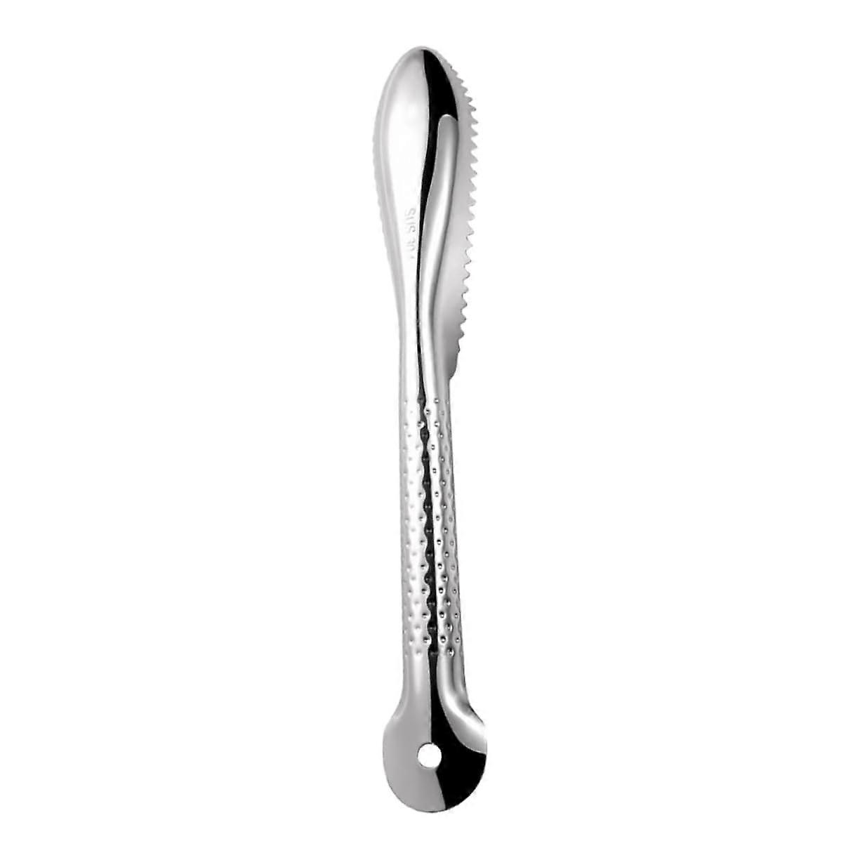 Fish Scaler Tool Set - 2 Stainless Steel Fish Scalers with Ergonomic Grip for Easy Fish Cleaning and Storage