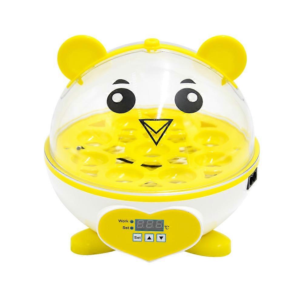 Incubateur et couveuse multifonctionnel compact de 9 œufs à température réglable numériquement