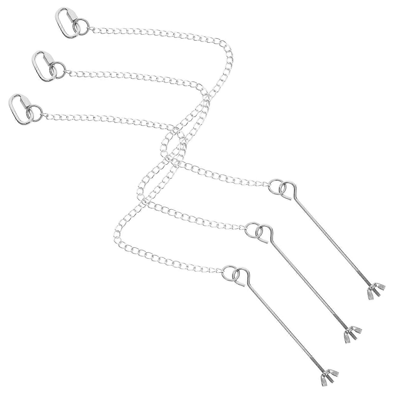 Bird Feeding Container Fork-Shaped Simple and Practical Cages Home Use 3Pcs