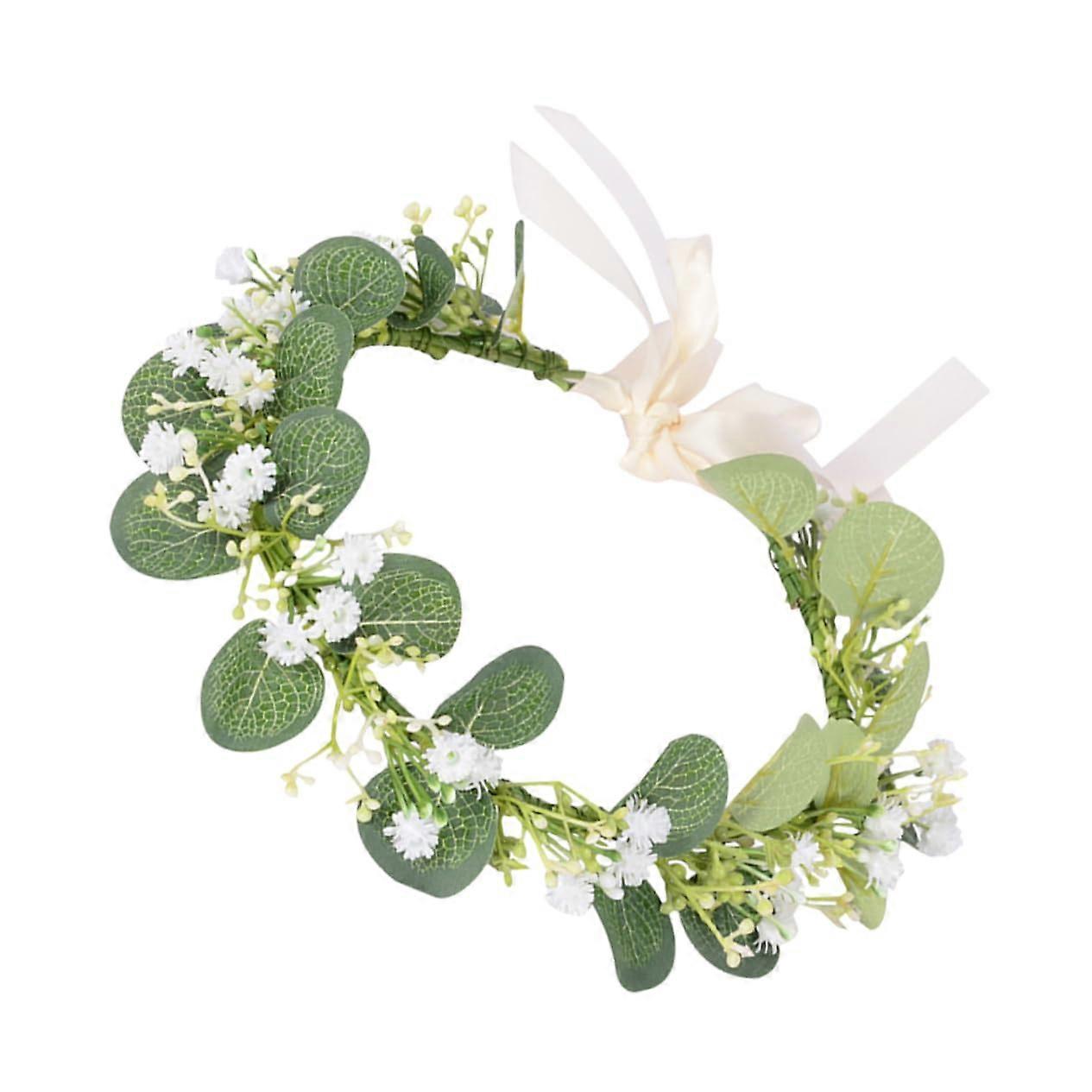 クランツティアラフラワーデイジーホリデーリースウェディング女性用ヘッドピース