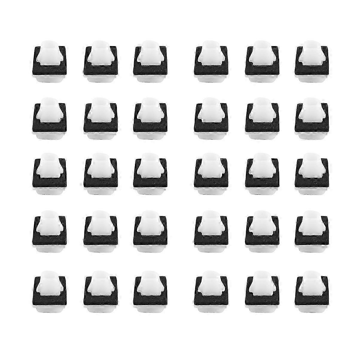 100 Pcs Lower Outer Door Weatherstrip Clip with Sponge Pad Compatible with Certain Brands