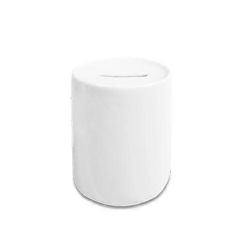 Ceramic Money Box for Personalising and Sublimation, Blank Piggy Bank for Children, Girls, and Office Use