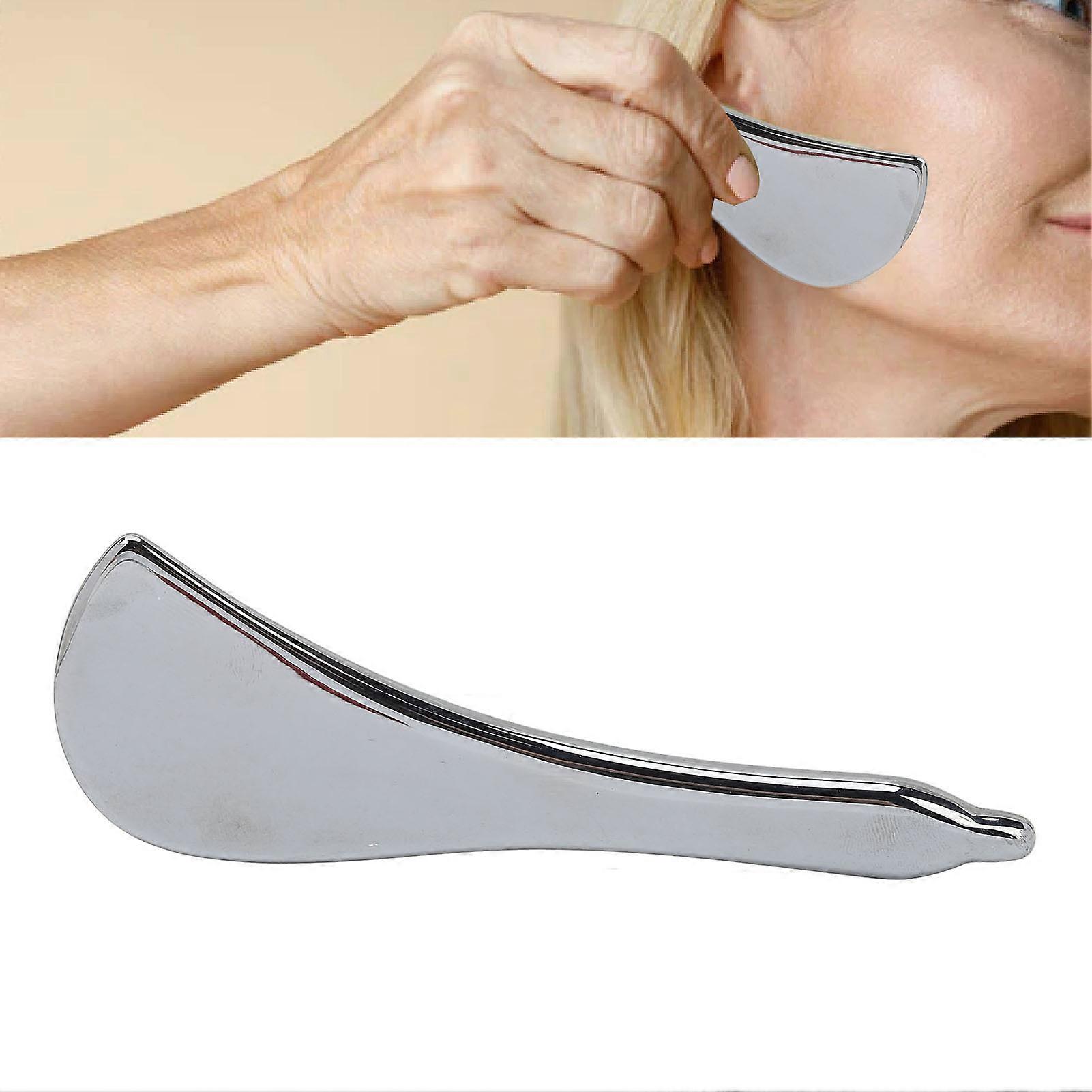 Terahertz Stone GuaSha Tool Lymphatic Drainage Facial Meridians Scrapping Hot Cold Compresses Terahertz Scraping Tool 