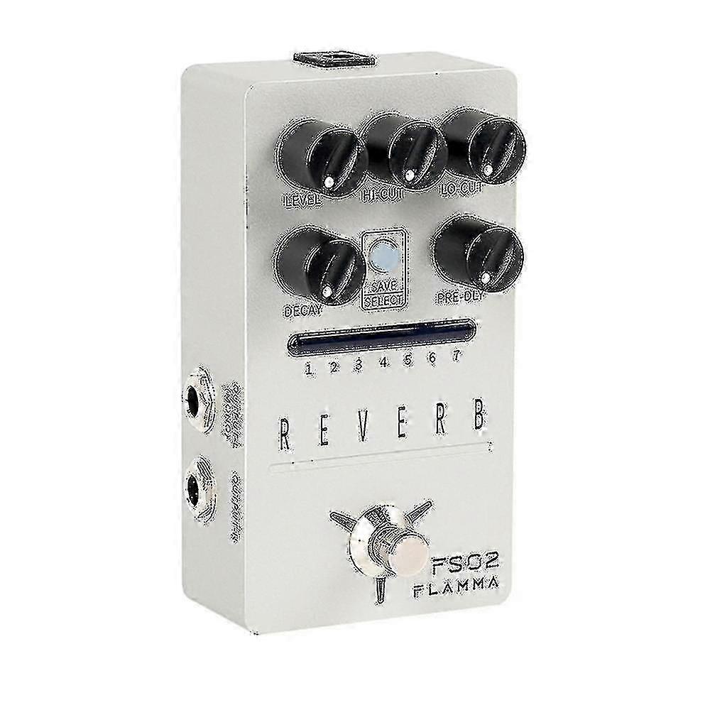Reverb Pedal for Electric Guitar with Spring Effect and True Bypass