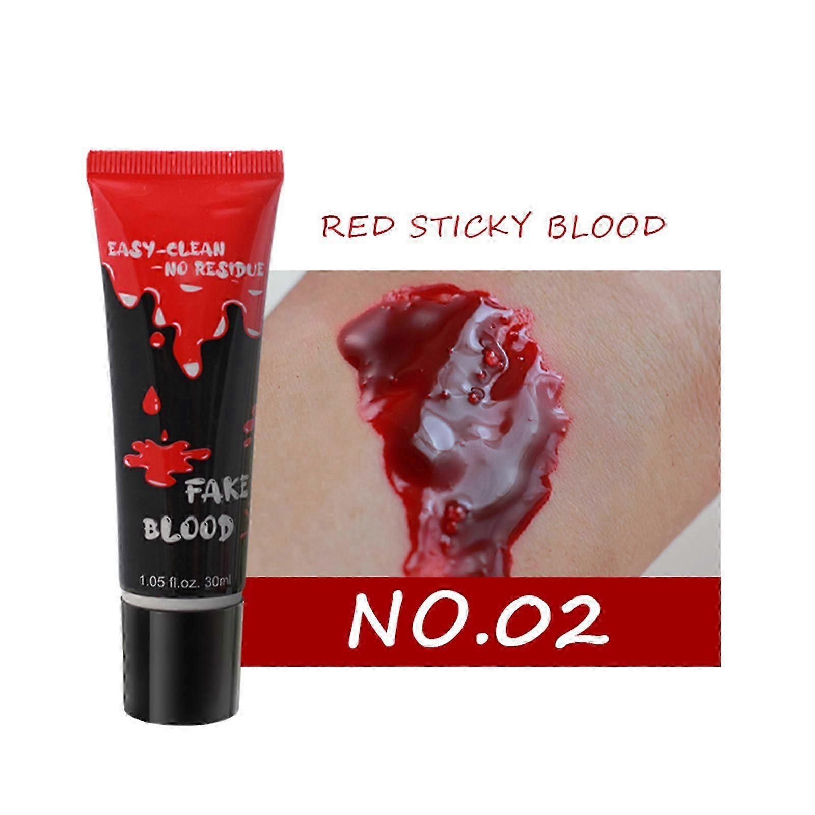 ハロウィーンの吸血鬼の血液メイク、アニメのコスプレ、特殊効果メイクアップなどの偽の血液スプレー - ビーガン、クルエルティフリー