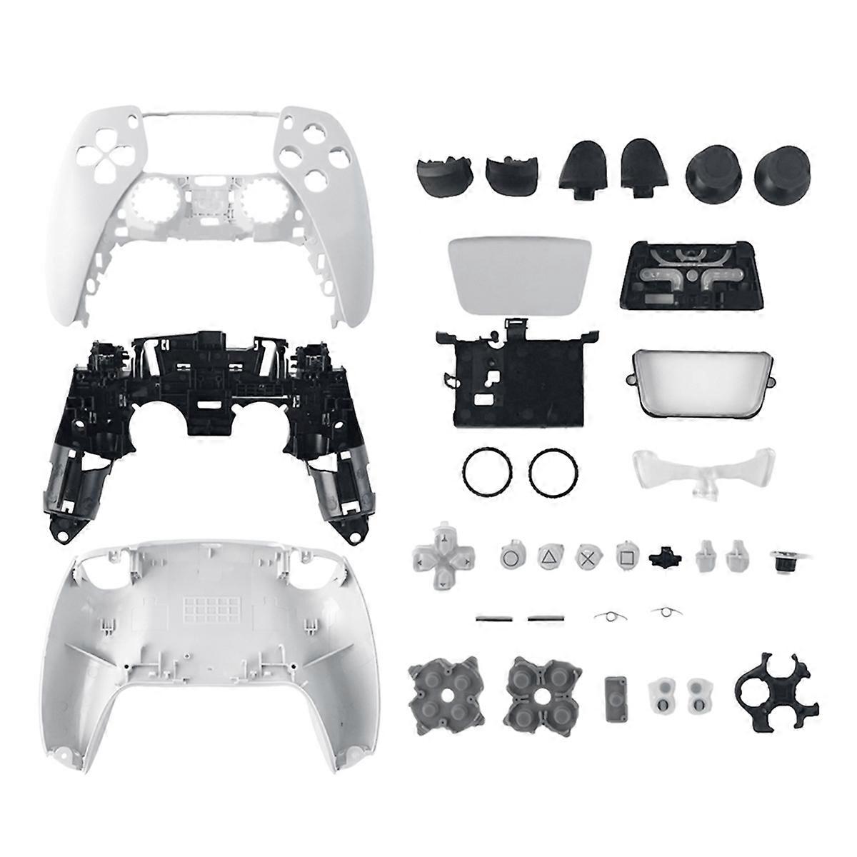 For Housing Shell Replacement Kit BDM-030 Front Back Cover with Conductive Pad for P5 Gamepad B