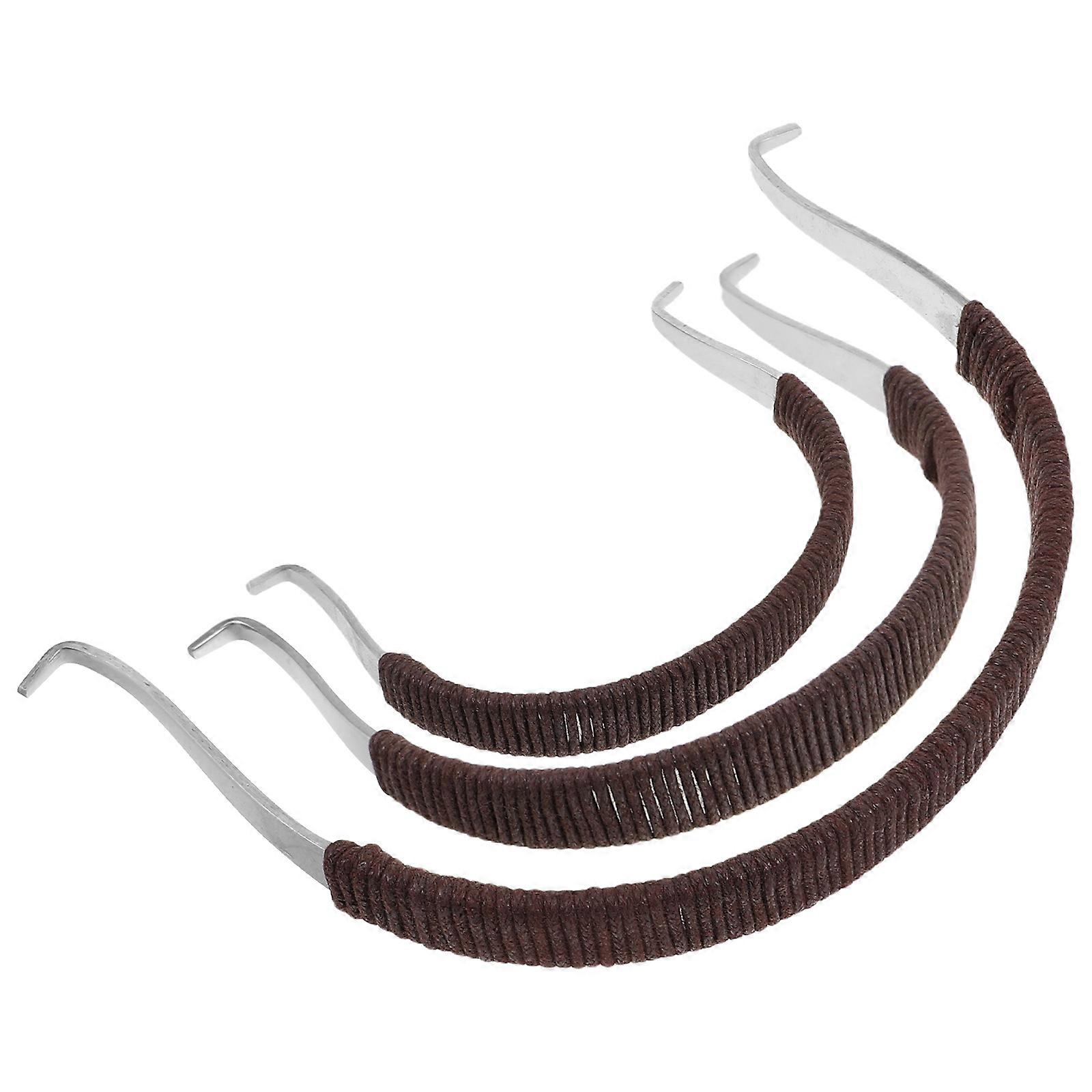 Stainless Steel Replacement Teapot Handles Comfortable Grip, Bendable Design for Electric Kettles & Tea Infusers, Rattan Style