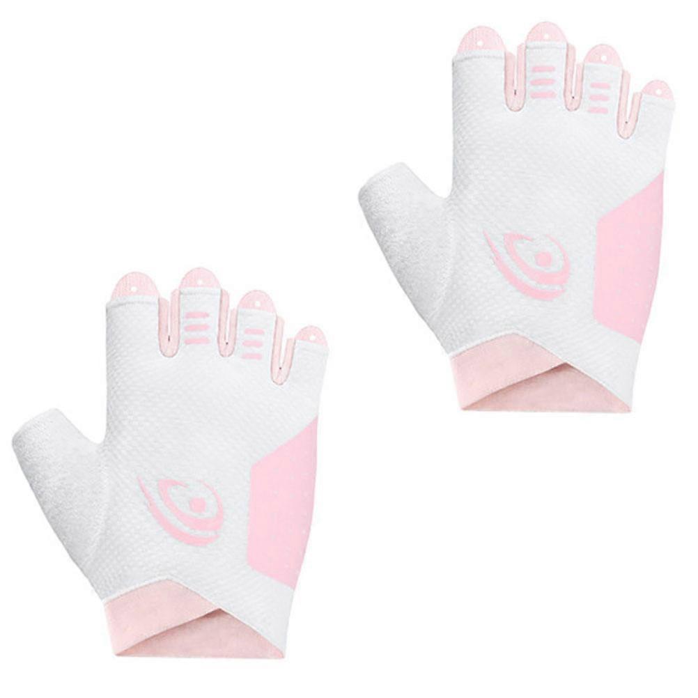 Practical Breathable Bike Gloves for Outdoor Use Pink Synthetic Material Size:1 Pair