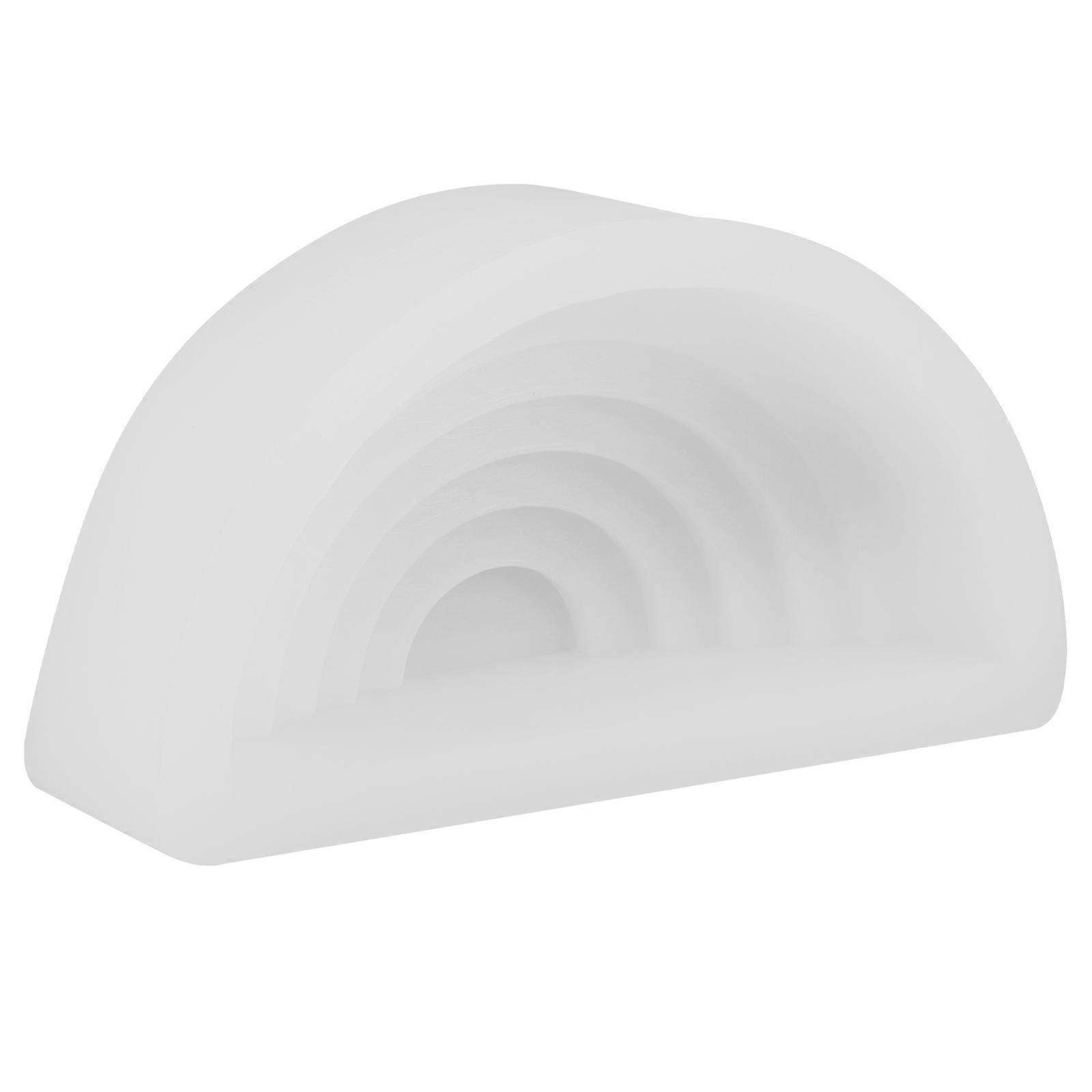 Embellishment Silicone Mold For Candles Diy Handicrafts Rainbow Shaped Semi Circular 1Pcs
