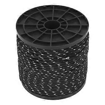 Reflektierende Camping Seil Textur Weben 164ft 4mm Polyester Fallschirmschnur für Reisen Wandern Backpacking