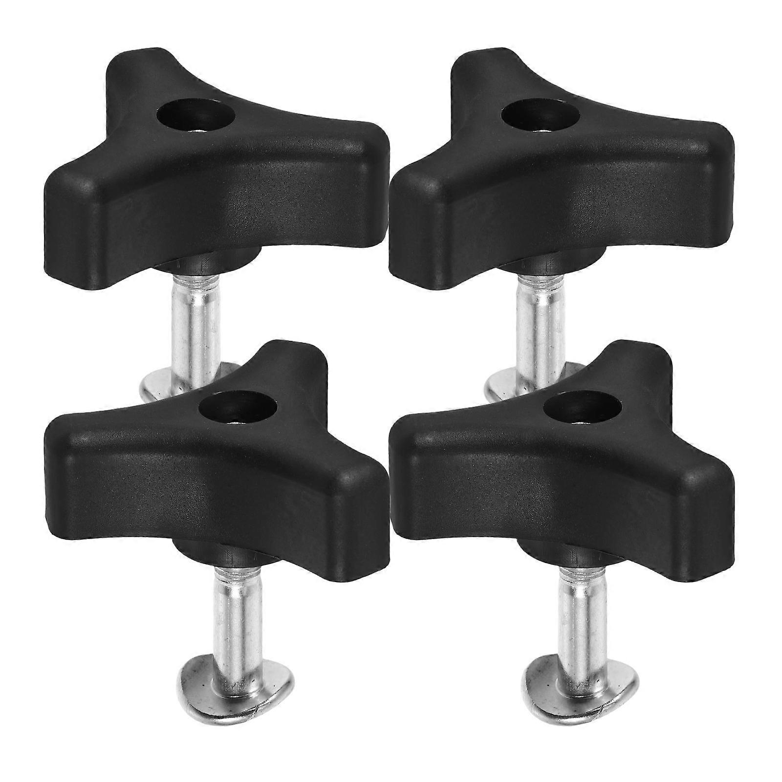 4 Pack Lawn Mower Handle Knob Wing Nut and Bolt Kit – Durable Replacement Parts for Mower Assist Handles, Easy Installation, Universal Fit for