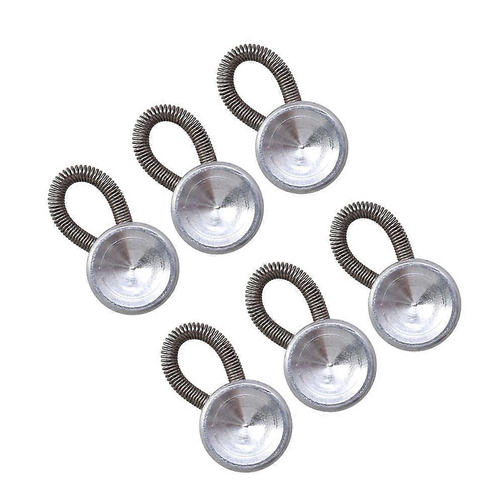 Clothing Buttons Elastic Extended Buckles Diy Crafting Square Shape Versatile Style For Weddings Festivals 6Set