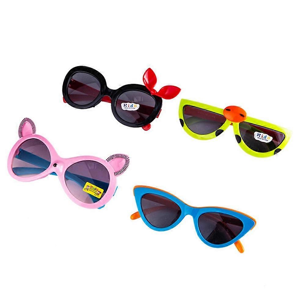 Funny Holiday Glasses Cartoon Eyeglasses Birthday Party Decoration Glasses Random Color 12Pcs