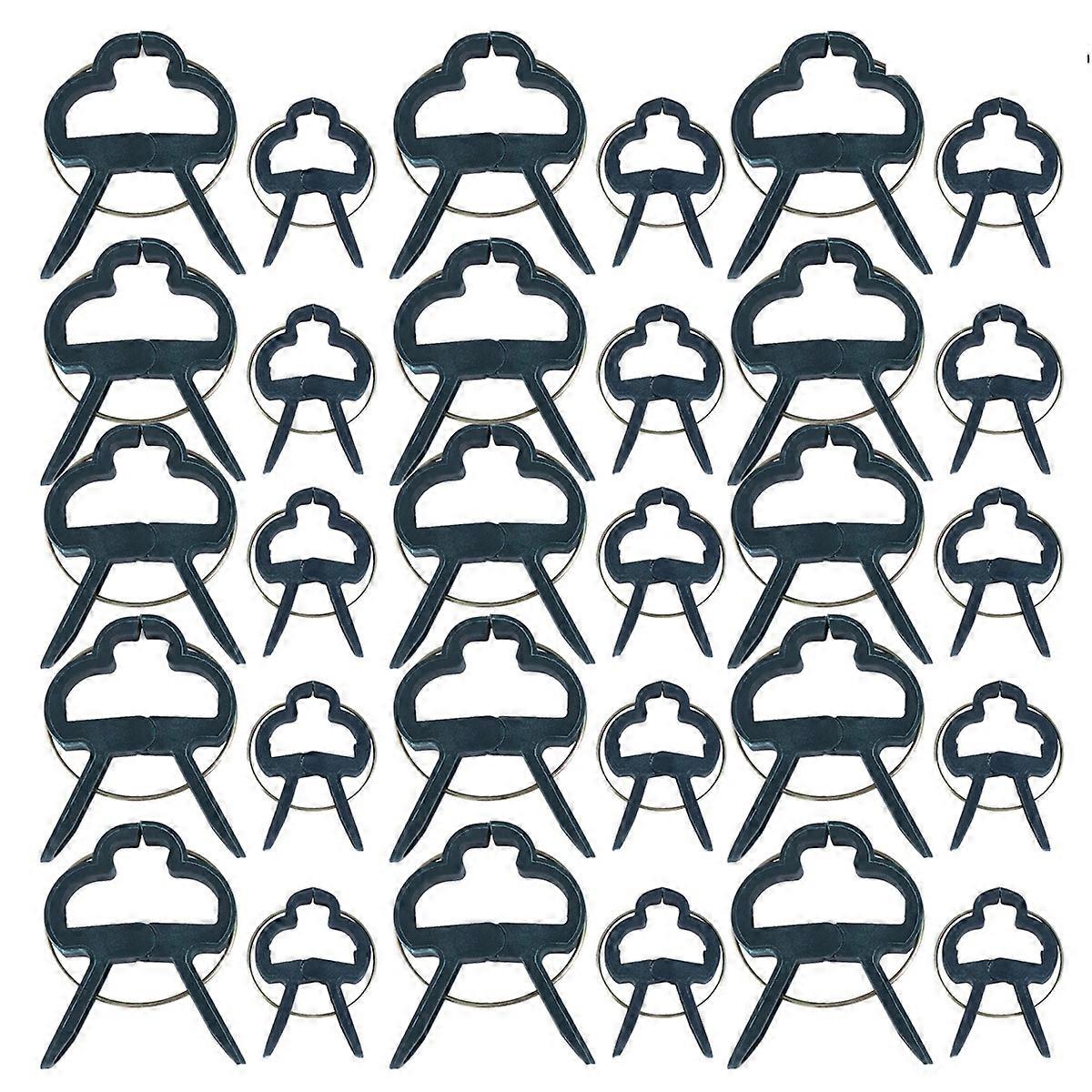 Plastic Clips for Plants Support Garden Stem Clips Supporting Vines Stalks Gardening Tool 60Pcs