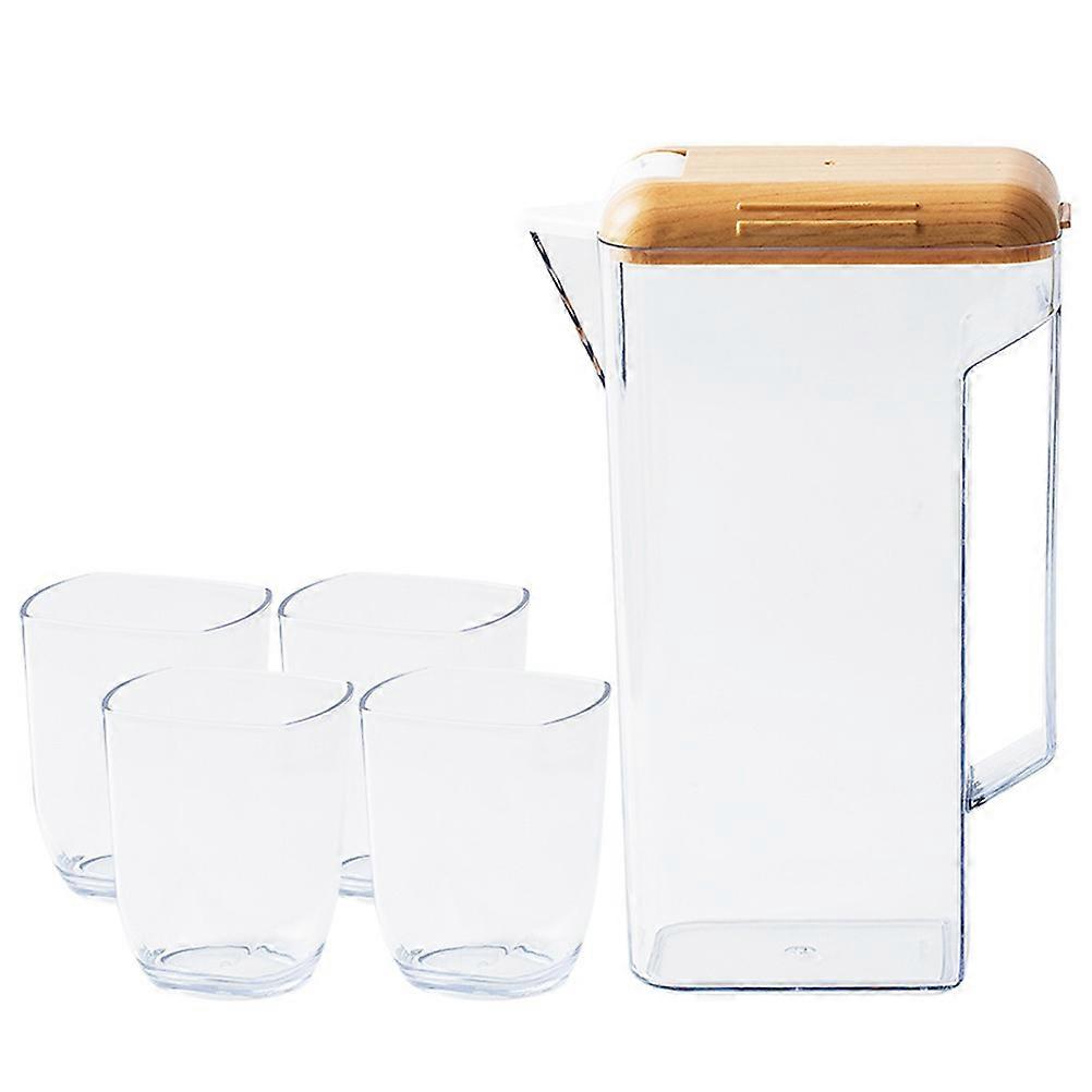 Juice Pitcher With Lid Large Capacity Suitable For Outdoor Activities 1600ml 1Set
