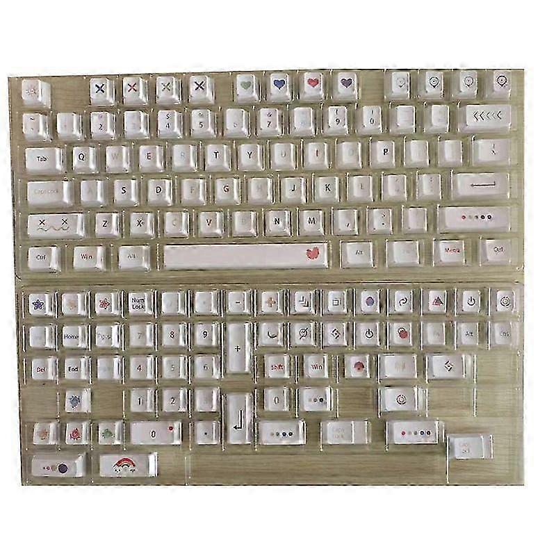 134 Keys Dye Sublimation Cherry Profile Keycap Set for Mechanical Keyboards - Custom Gaming & Typing Accessory