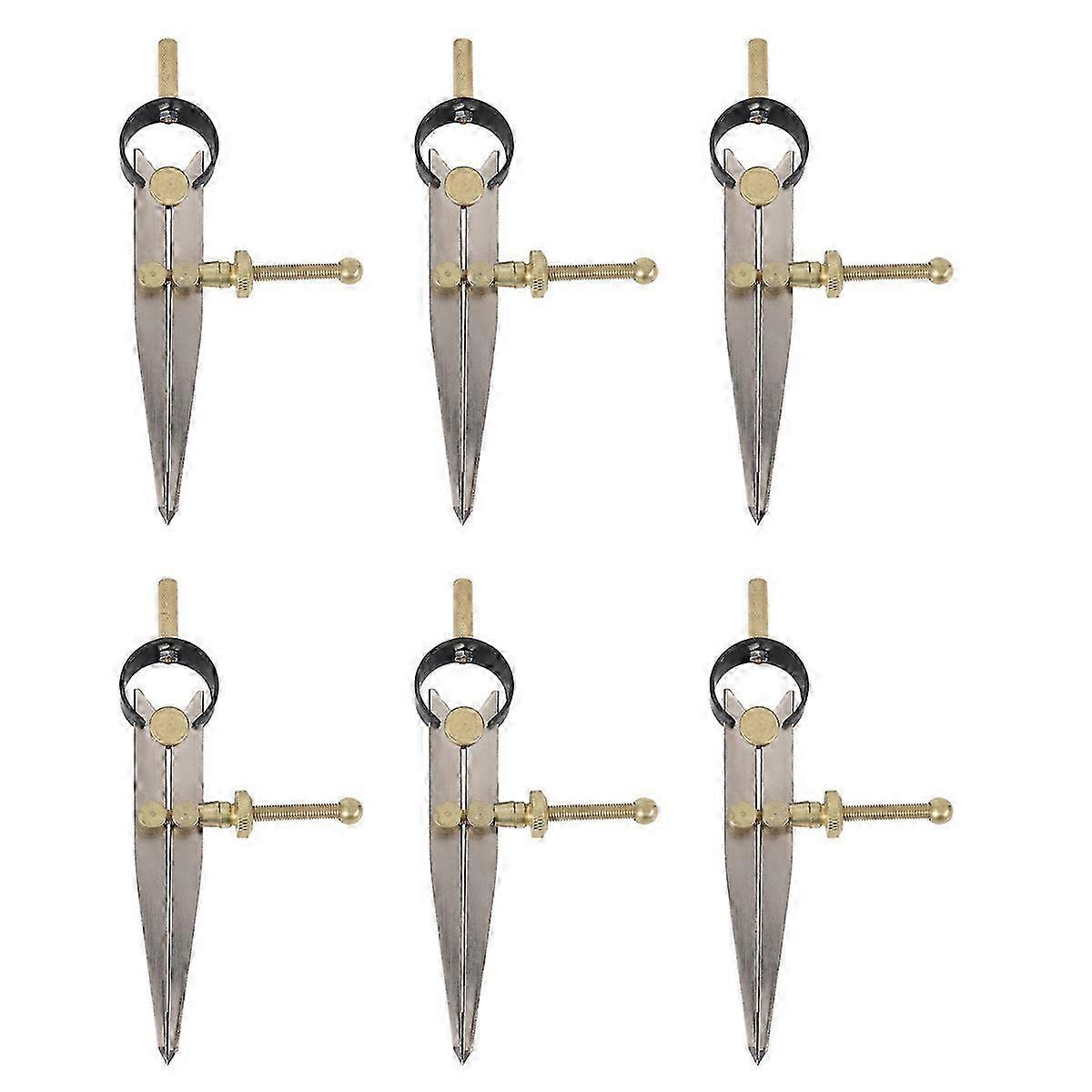 6X Leather Craft Rotating Craft Tool Diy Wing Divider Adjustable Steel Leather Rotating Tool