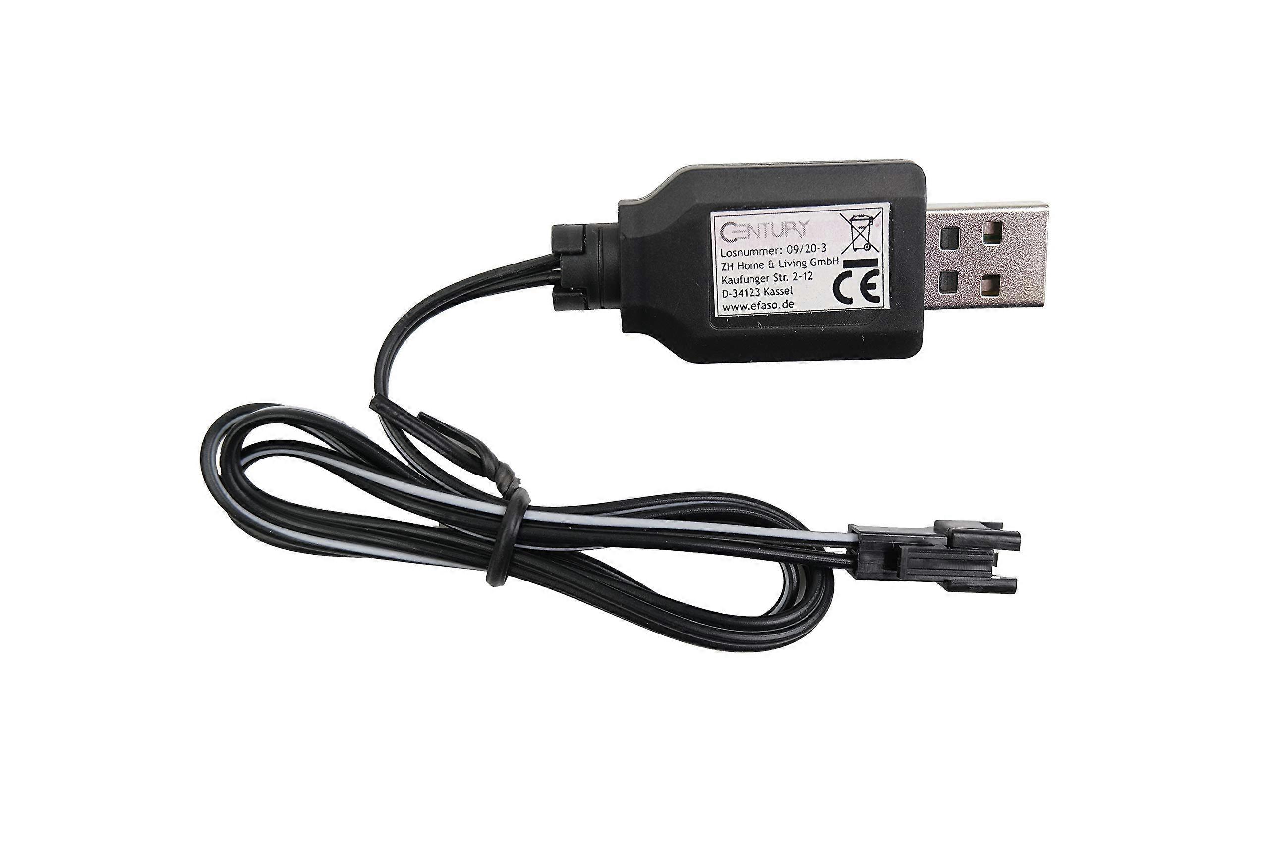 USB Charging Cable with Connector, 6V 250mAh Replacement Charger for Compatible Devices