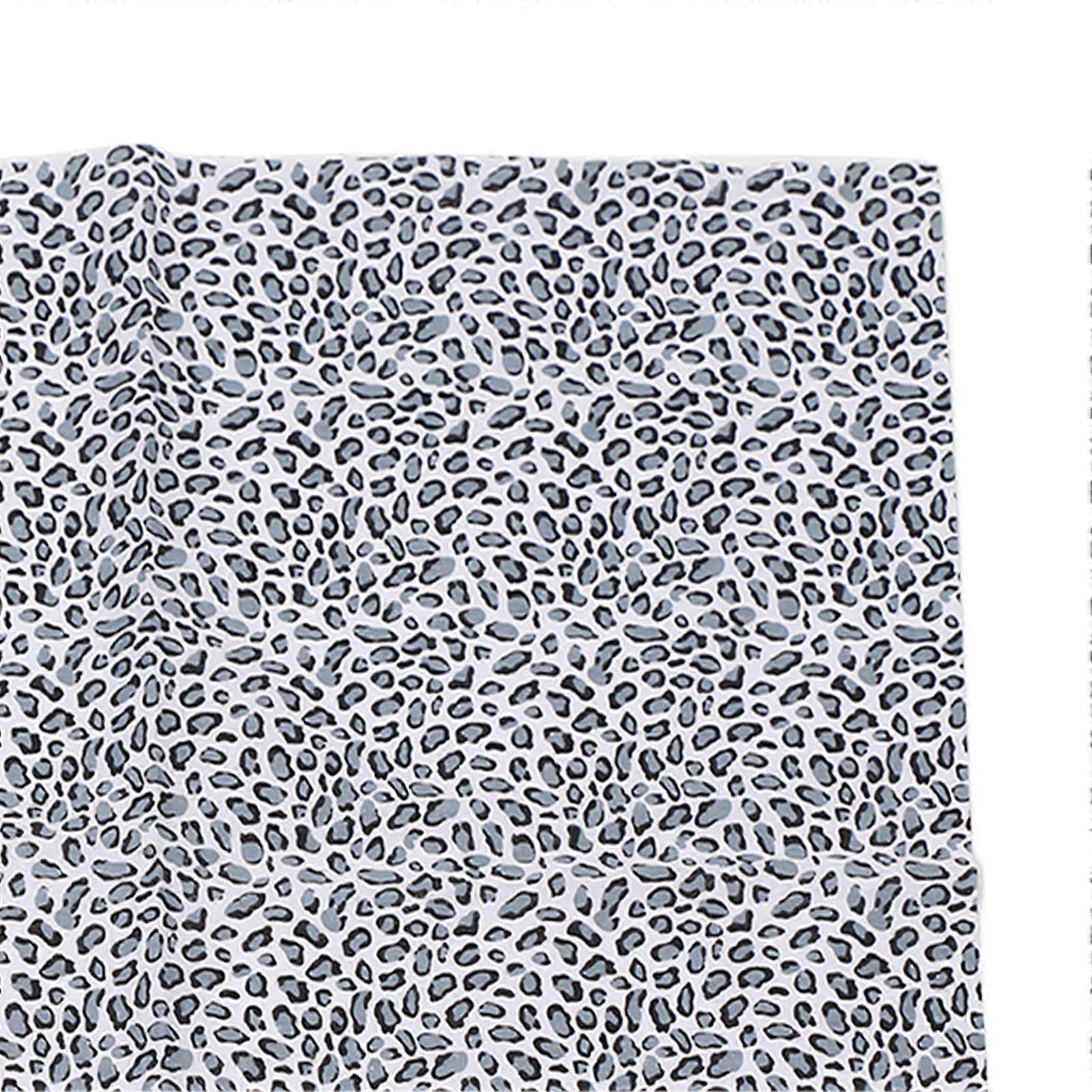 Leopard Print Fabric 19.7in Wide Assorted Styles Soft Breathable Light Multi Purpose Quilting Fabric for Craft DIY