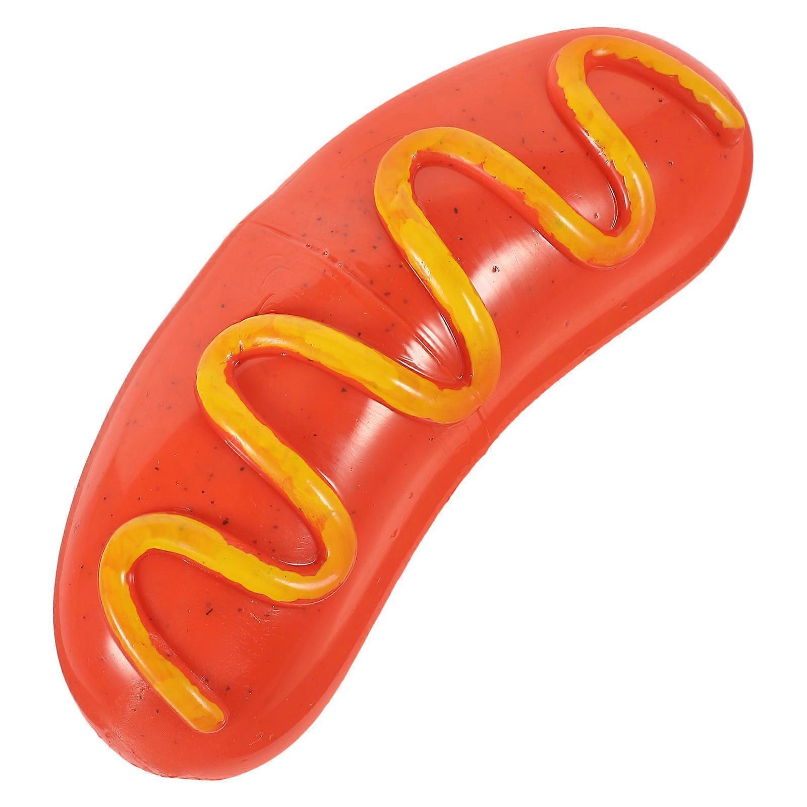 Squeaky Dog Toy Teeth Grinding Interactive Chew Toy 1Set