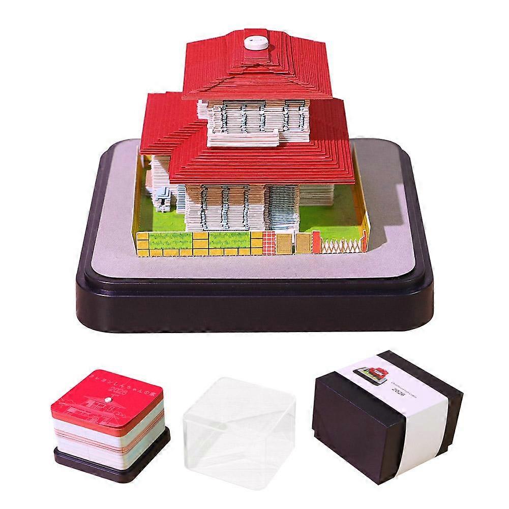 3D Desk Calendar 2025 Art Calendar Paper Carving 3D Paper Notepad Gift