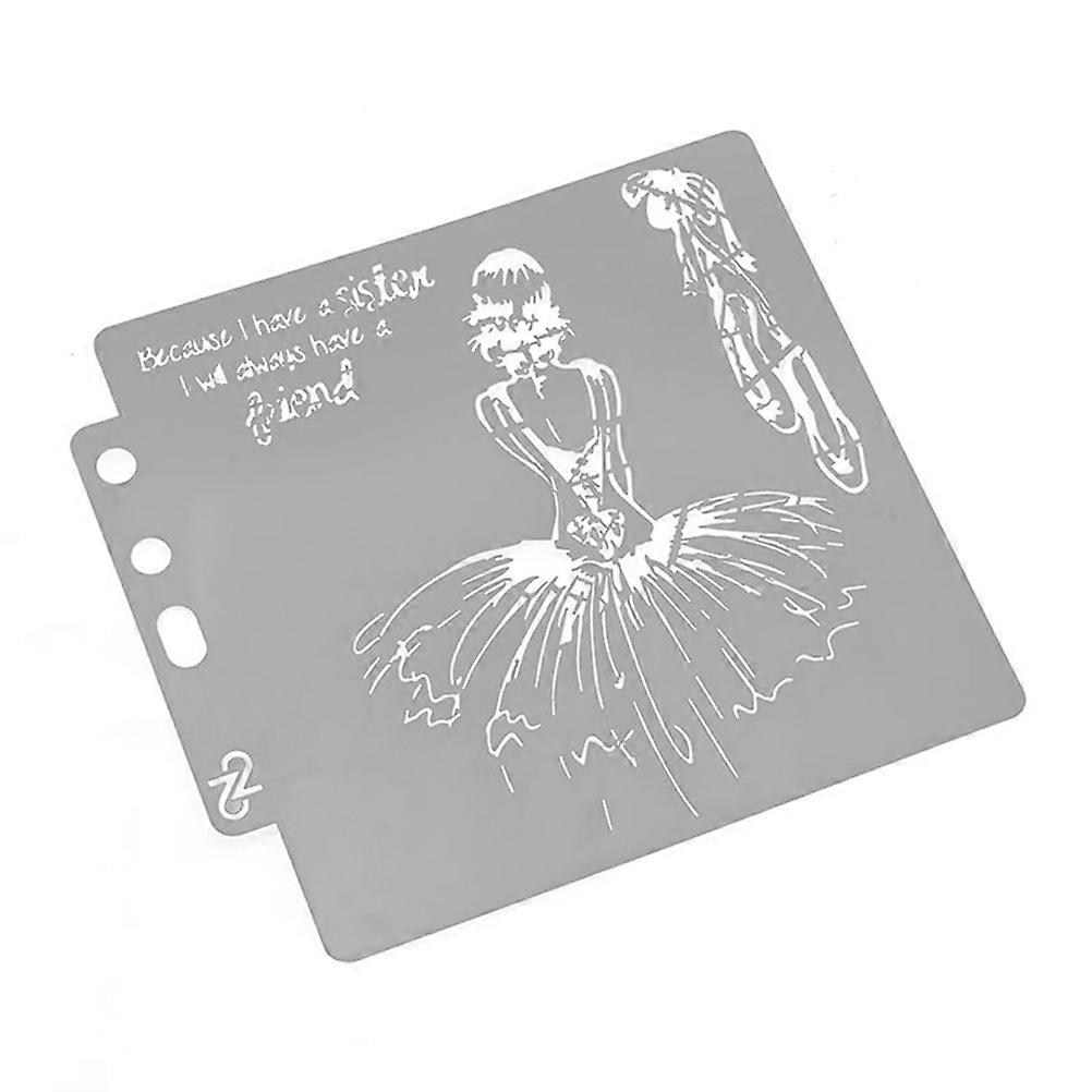Art Stencils For Drawing Craft Projects Paper Crafts Children Artists 1Pack Grey 14 x 13 x 0.2cm
