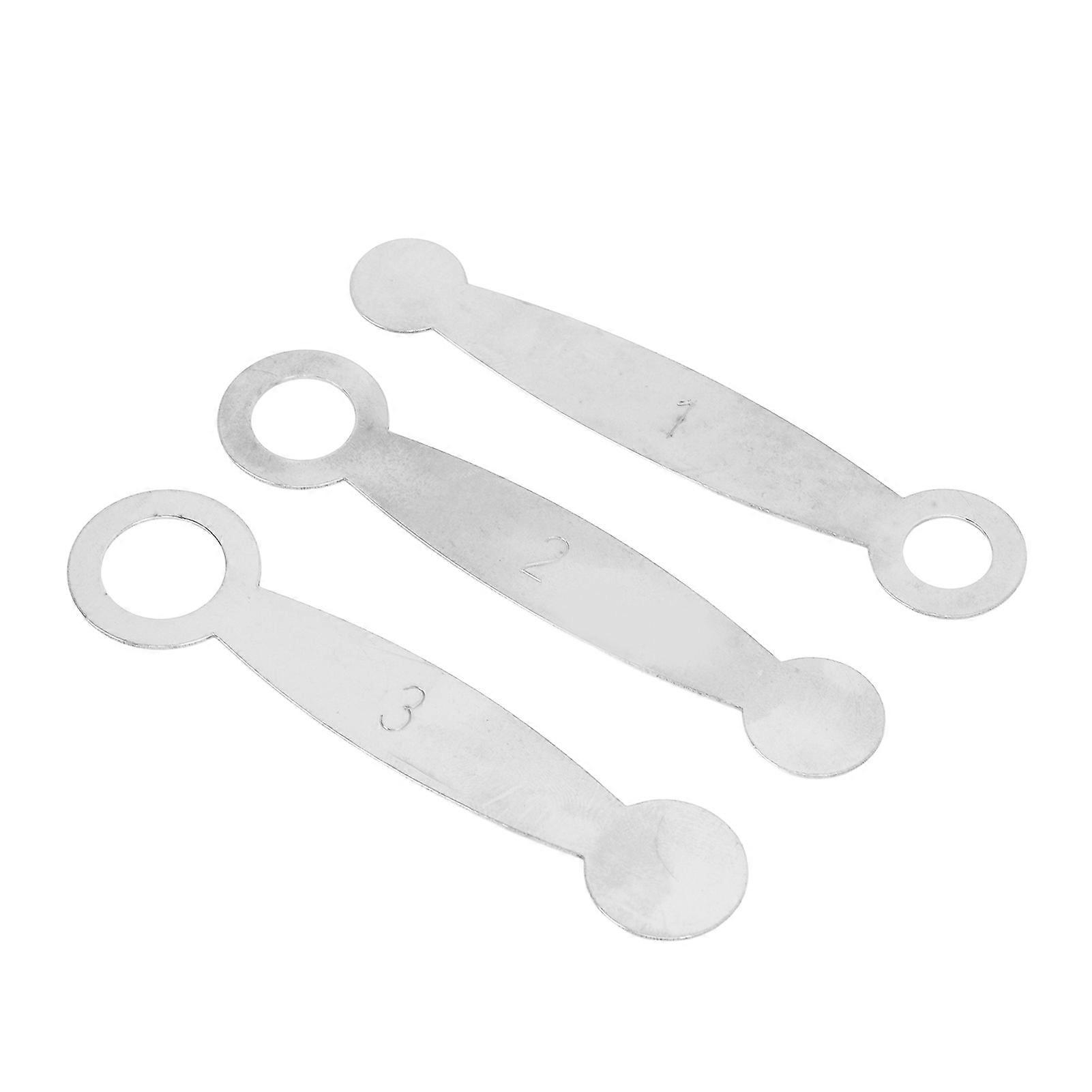 3Pcs Flute Leveling Ring Pad Woodwind Instrument Repair Tool Set Kit for Maintenance