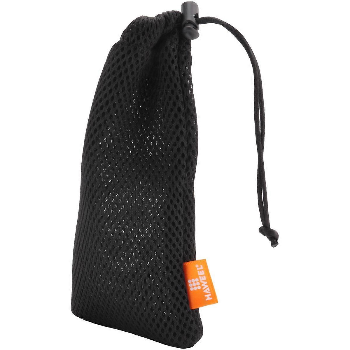 5-Pack Nylon Mesh Drawstring Storage Pouch Bag - Multi Purpose Travel & Outdoor Activity Pouch for