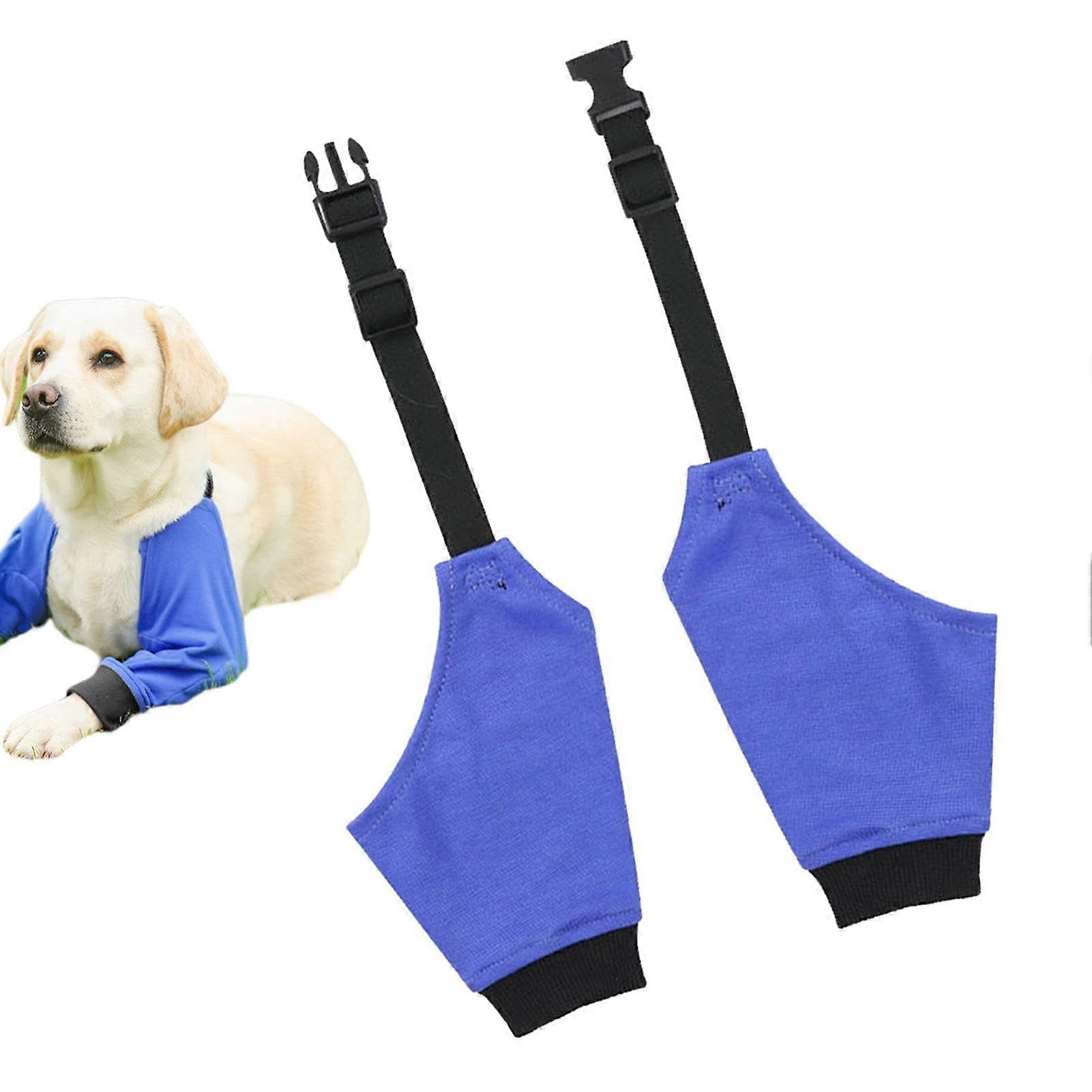 Elbow brace for dogs, cotton, polyester, breathable, adjustable, stops licking, soft protective cone collar alternative for dogs