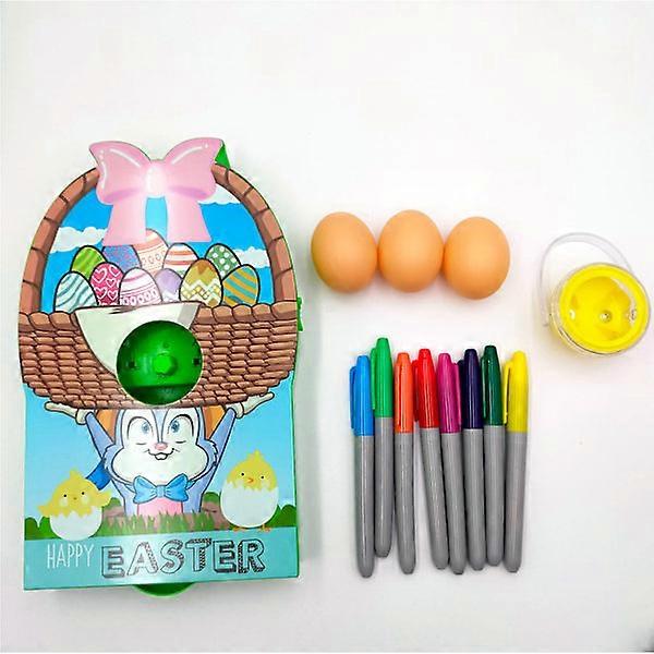 Easter Egg Decoration Kit Cute Rabbit DIY Egg Decoration Easter Set for Kids