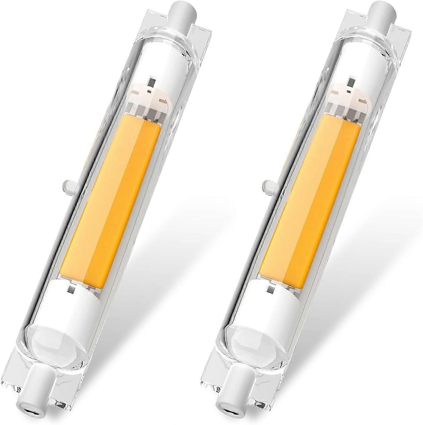 R7S LED 118 Mm Dimmable 30 W Replacement For 300 W Halogen, 3000K Warm White 3000 Lm, 360 Degree Beam No Flicker 2-Pack