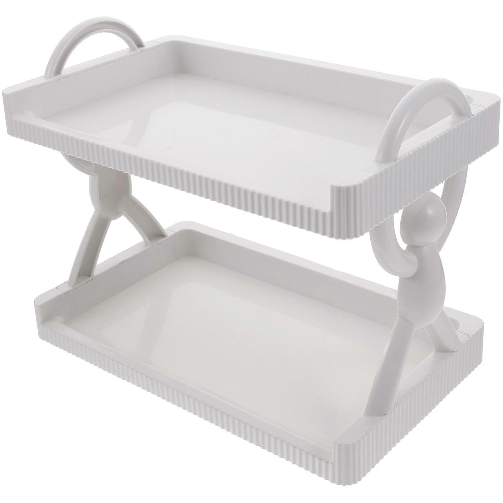 Storage Organizer Multi Layer Rack For Dormitory Usage Size 24X14.5X19.5CM Built With PP Material 1Pcs