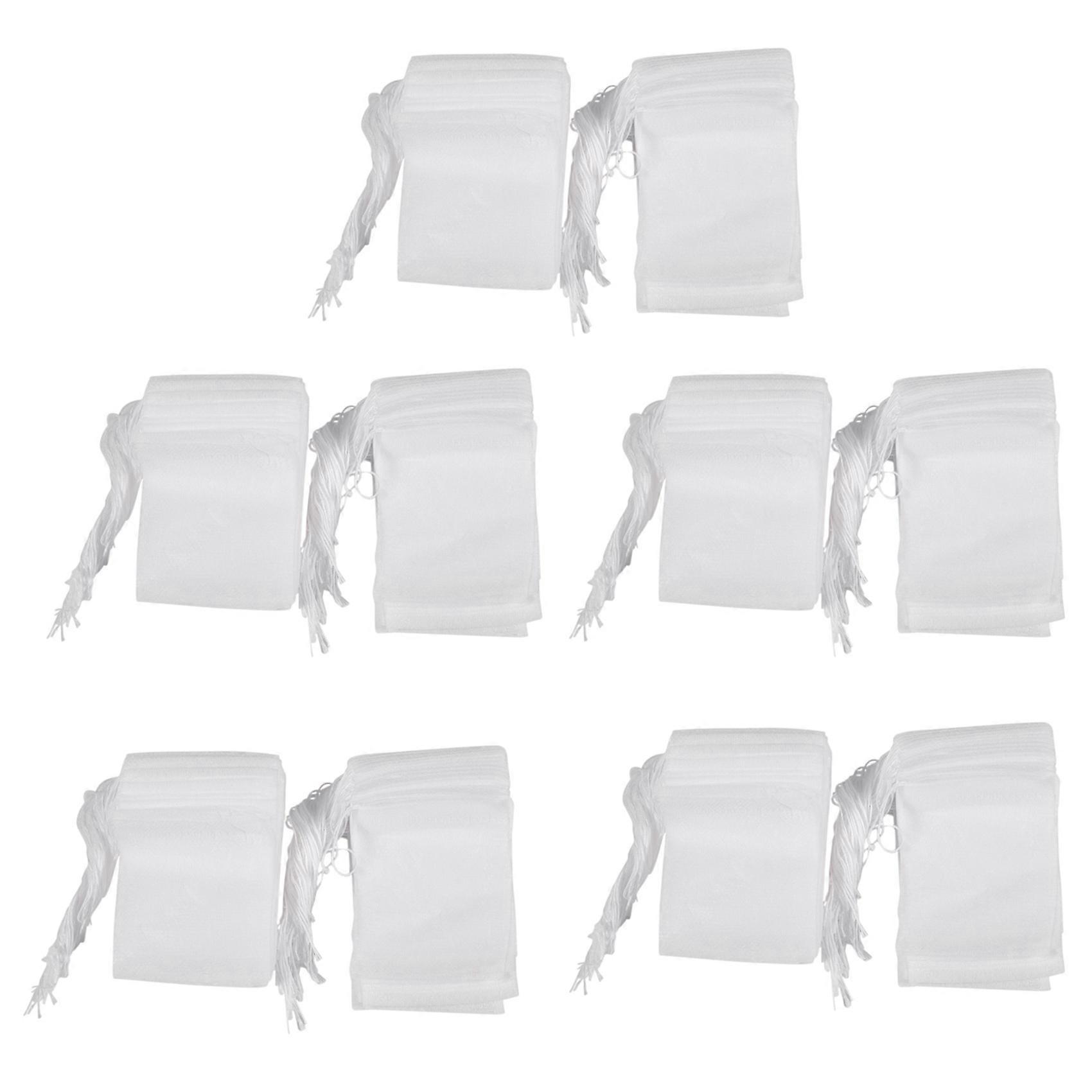 500 Pcs Disposable Empty Tea Bag String Heat Seal Filter Paper