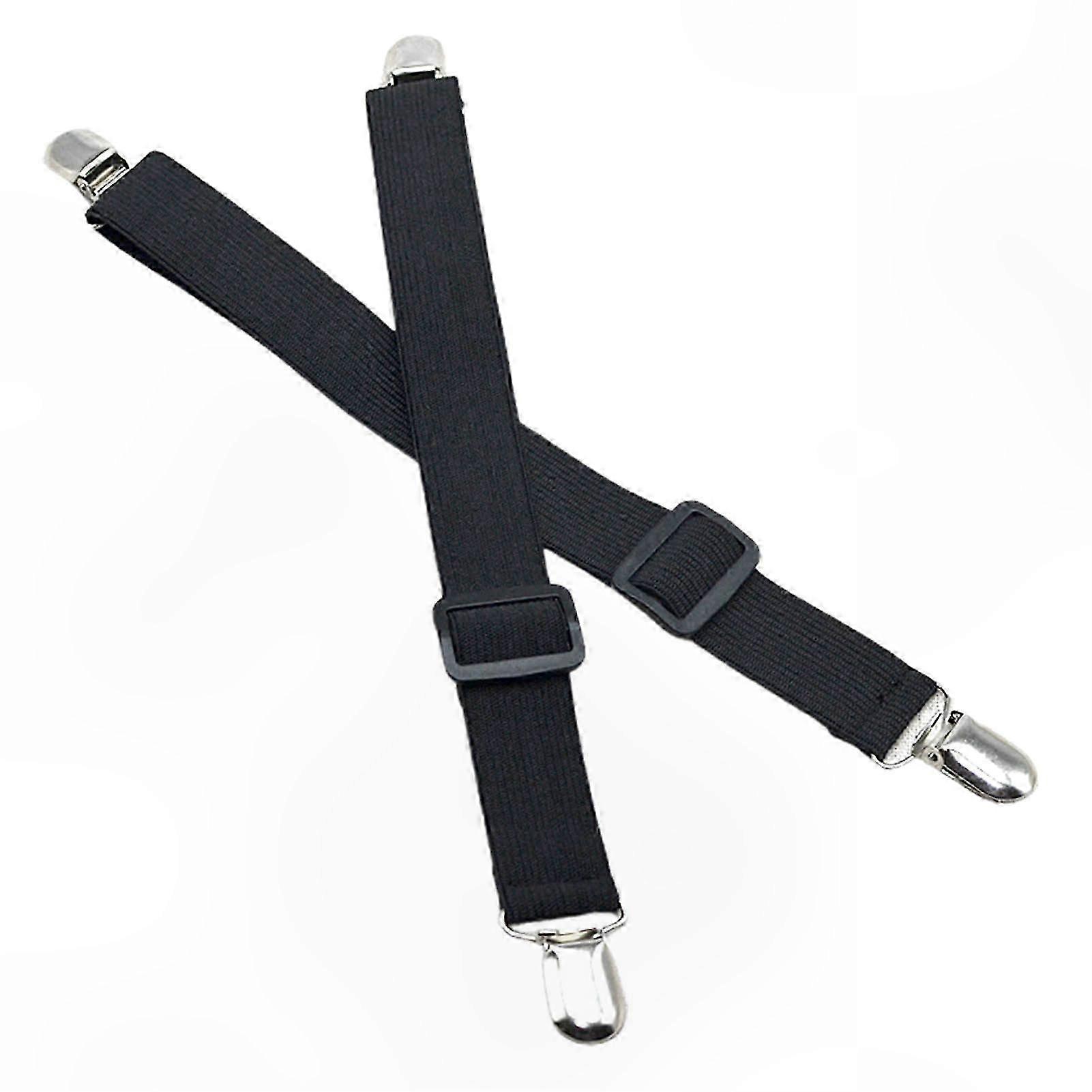 Adjustable Elastic Tablecloth Clips, 2 Pack, Hidden Strap Design for Picnic and Home Use