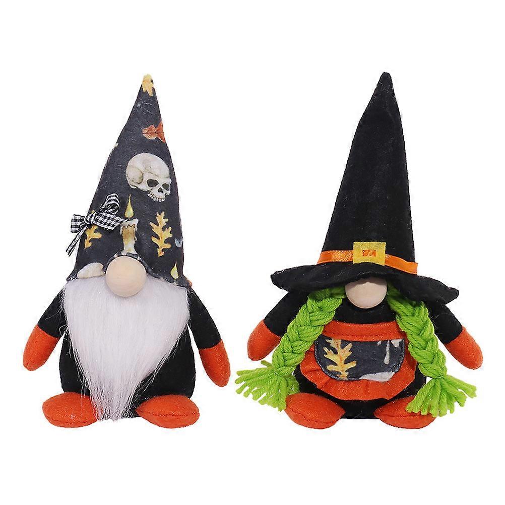 Halloween Party Διακόσμηση 2Pcs Gnome Βελούδινη Διακόσμηση Σχήμα κούκλας Ποικιλία Διακόσμηση