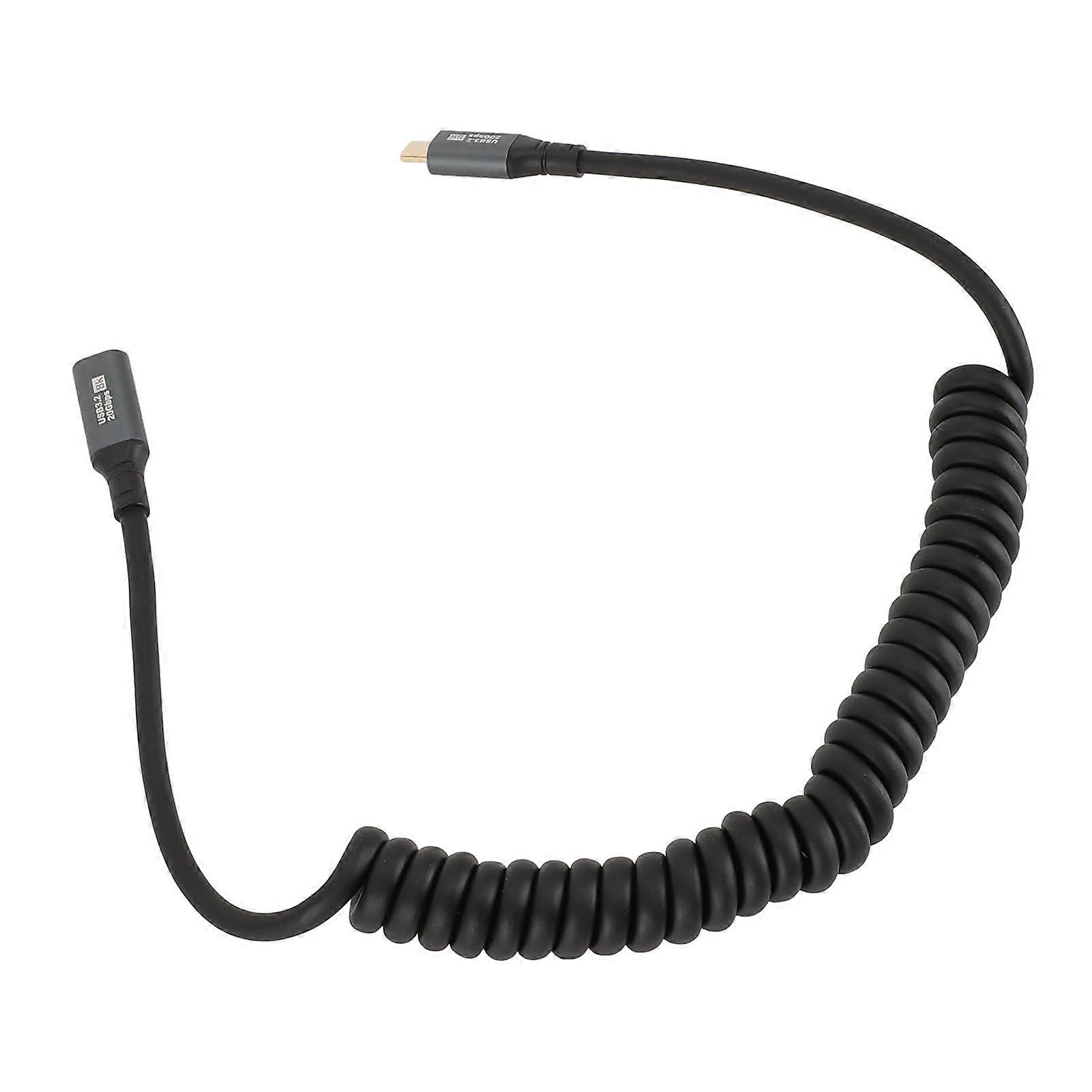 USB C to USB C Cable PD100W Fast Charging for Thunderbolt 3 8K 60Hz (C Male to C Female)
