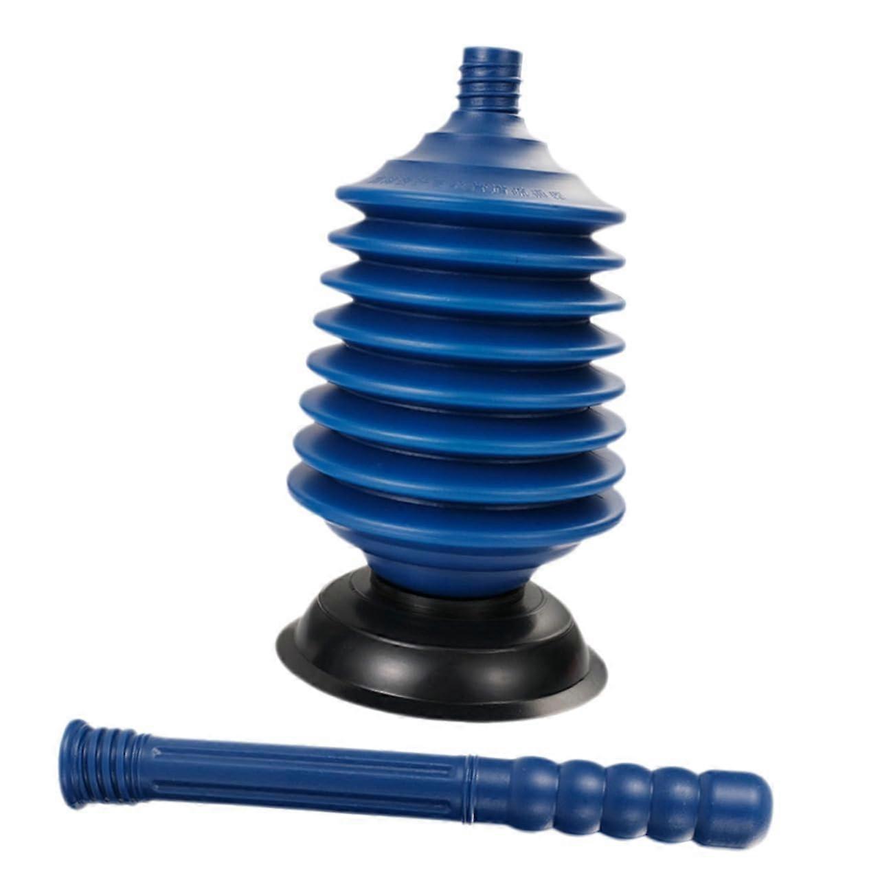 pressure drain cleaner for toilets and sinks, sturdy plunger for clogs