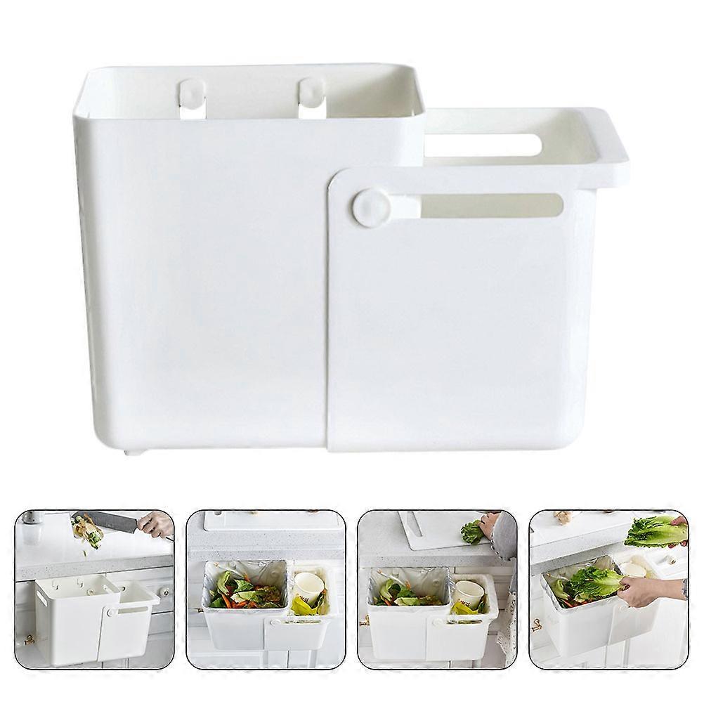 Plastic Kitchen Waste Storage Container Ideal For Bedroom And Office 32.5X20CM Creative 1Pack
