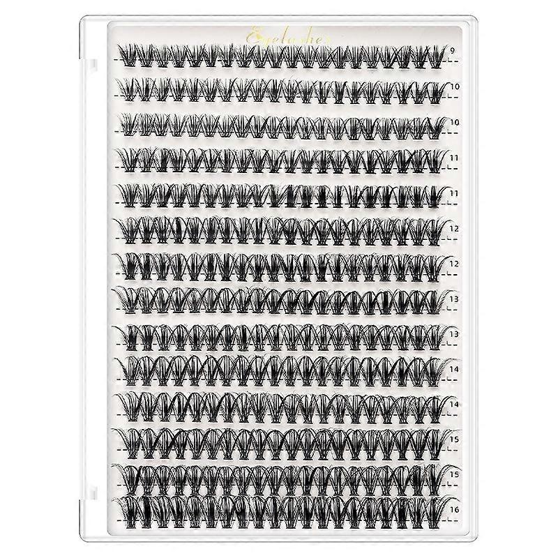 INF D-Curved False Eyelashes (14 Rows) 100P Soft, Lightweight & Reusable