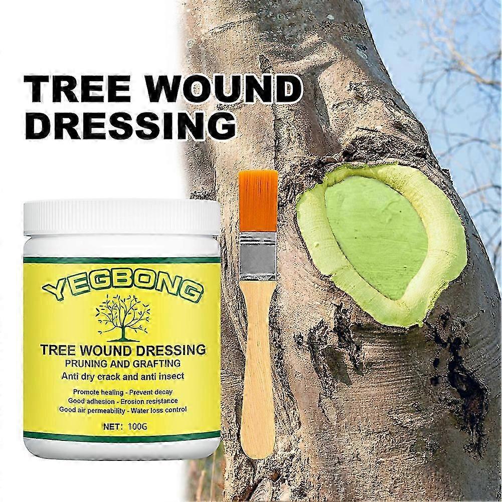 Tree Wound Healing Agent, Tree Wound Sealer Simple Grafting Compound Tree Wound Dressing Easy to Use for Rose Trees for Shrub for Fruit Trees